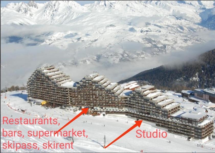 Studio Cosy 2100M Pied Des Pistes-Direct To Ski Slopes-Ski In Ski Out-La Plagne Aime 2000 Екстериор снимка